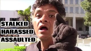 1st Amendment Audit, LA City Jail: Assaulted By Crazy Homeless Guy