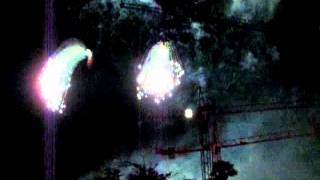 Feuerwerk Hannover Herrenhausen 10.09.2011 Österreich Ausschnitt