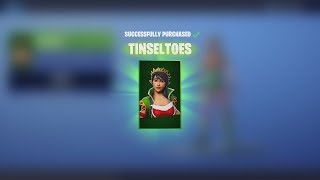 *NEW* TINSELTOES Skin & CRACKDOWN Emote - December 21st Fortnite Daily Item Shop