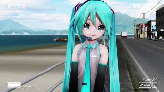 【MMD】Hatsune Miku Scared Of Birds - Appearance Miku HD 1080p