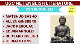 ugc net/jrf literature special topic "writers dealing with Buddhism in literature"