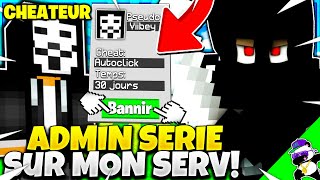 JE BAN DU CHEATEUR SUR MON SERVEUR PVP FACTION + VISITE DE VOS BASE ET KILL DE P4 PANDAKMC