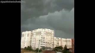 Мощная гроза и ливневой паводок в Челябинске 13 июля 2018 года