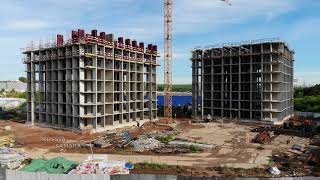 4К / Oсвоения территории за "Metro Cash & Carry" г.Самара #Samara #Russia