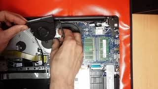 Latitude 3590 #4 Fan & Heatsink removal