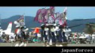 海上自衛隊下総航空基地カラーガード隊"下総マリンブルー"IN　徳島航空基地