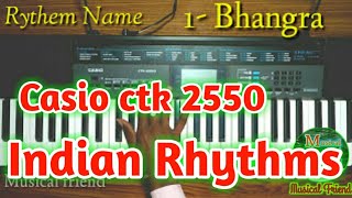 Casio ctk 2550 Indian rhythem