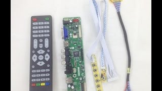 T.VST59.031 Universal LED / LCD Board Installation Tutorial ( Part 2 )