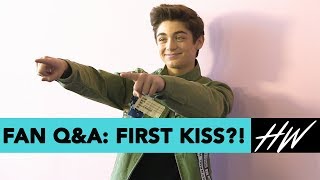 Asher Angel Admits Selena Gomez Is His Celeb Crush and Spills Details On His FIRST KISS! | Hollywire