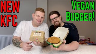 KFC Original Recipe Vegan Burger! Zero Chicken! Food Review