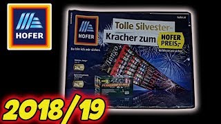 HOFER FEUERWERKS PROSPEKT 2018/19??