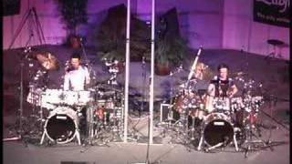 Akira Jimbo on Drums with Hiroyuki Noritake