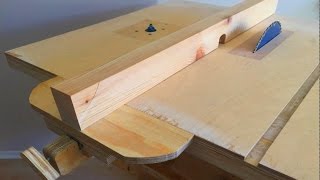 Making a Homemade Table Saw Fence & Router Table Fence -Tezgah Testere Paralellik Mesnedi