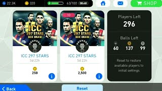 ICC 297 STARS opening 500 coin PES 2017 Mobile Gameplay #51