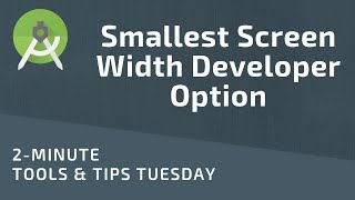 Android Developer Options Tutorial: Smallest Screen Width
