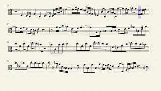 Schindler's List Theme Song (viola solo sheet music)