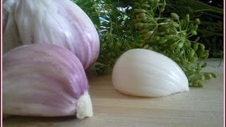 Способы нарезки чеснока.Как нарезать чеснок?Как быстро почистить?