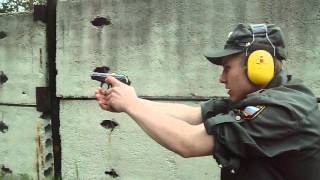 Стрельба из ПМ по мишени / Shooting from the PM