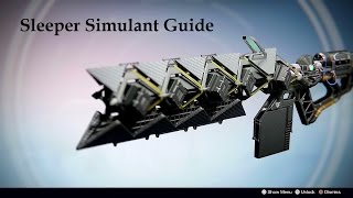 How to get Sleeper Simulant complete guide. Curious Transceiver passcode