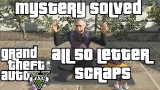 Grand Theft Auto V Letter Scrap Locations - GTA 5 Letter Scraps - Mystery Solved Achievement Guide