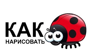 Рисуем насекомых. Как нарисовать насекомые божья коровка