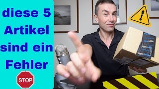 diese 5 Produkte sind ein Risiko für neue Amazon FBA Verkäufer!