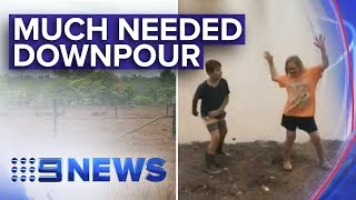 QLD drought regions receive much needed rain | Nine News Australia
