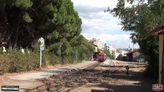 (OSE-SPAP - ferrove greche - hellenic railways )stazione di kalamata scart 1000mm - kalamata station