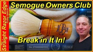 How to Start Straight Razor Shaving, How To Break In A New Natural Hair Shave Brush
