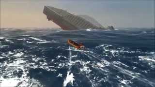 Ship Simulator Extremes - MS Oceana Iceberg Collision and Sinking
