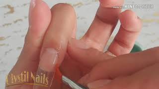 Improvisando Gel X-extentions | Poly T-extentions con Tips