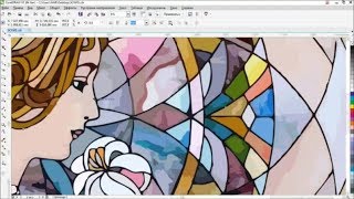 ЭСКИЗ ДЛЯ ВИТРАЖА СВОИМИ РУКАМИ / полезные советы