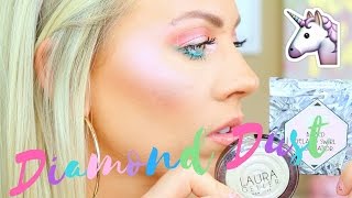 ? UNICORN HIGHLIGHTER ? | Laura Geller Diamond Dust | Demo, Review, Swatches & Dupes