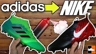 How To Make adidas Boots Into Nike! Part #2