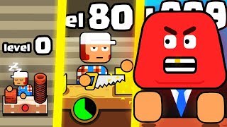 IS THIS THE HIGHEST LEVEL STRONGEST WORKER EMPLOYEE EVOLUTION? (9999+ FACTORY LEVEL) l Make More!
