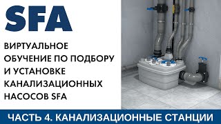 Обучение по правильному подбору и установке канализационных станций КНС SFA SANICUBIC
