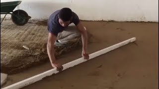 أحسن وأسهل وأسرع طريقة لعمل لشاب( تهيئة الأرضية لتركيب السيراميك) carrelage