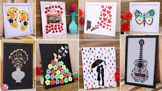 24 DIY WALL FRAME MAKING FROM WASTE CARDBOARD | PAPER CRAFT