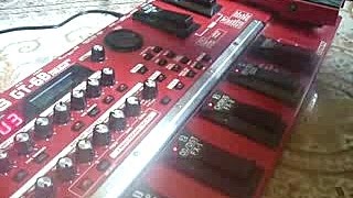 BOSS GT6B bass multi effects unit demo on Jaguar HH