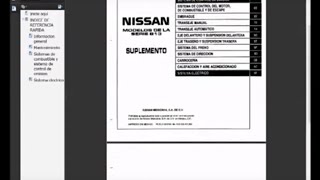 MANUAL NISSAN SENTRA 2000