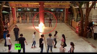 Not an action film! Anti-terror drill featuring fake suicide attack in Manchester mall, UK