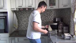 Лапшерезка-Пастамашинка IPasta ИМПЕРИЯ 100. Приготовление равиолли