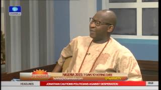 Obahiagbon Debates INEC's Readiness As Election Draws Near Pt 1