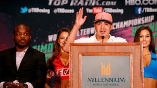 Bradley vs. Rios: Brandon Rios - Presser Interview - Wait No More