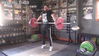Snatch Pull to Hold  - Olympic Weightlifting Exercise Library - Catalyst Athletics