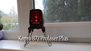 kapro 872 лазерный уровень для установки маяков и работы