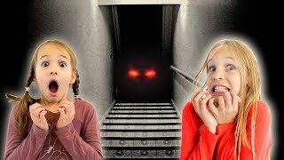 Amelia and Avelina visit the attic adventure
