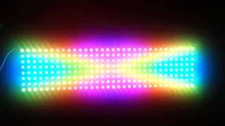 8*32 256 WS2812B RGB LED Flexible Matrix Panel
