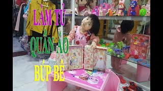 Mẹ Làm, Tủ Đựng, Quần Áo, Búp Bê, Cho Bé Bống