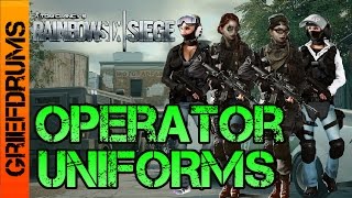 Operator Uniforms, Elite Skins and Emotes: Rainbow Six Siege